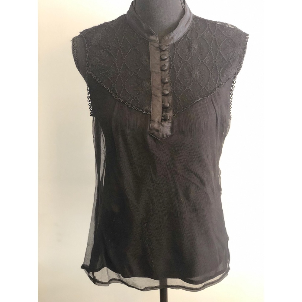 Black lace top